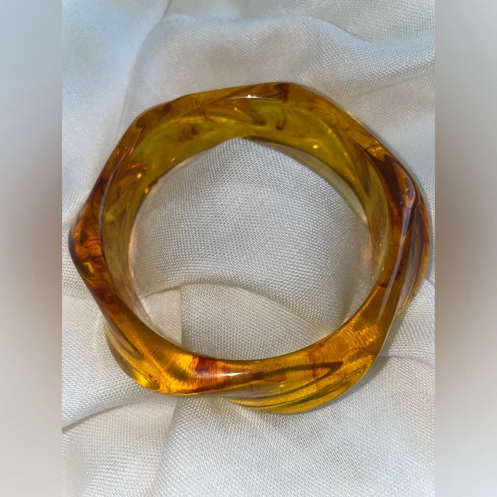 Bangle Bracelet - Amber